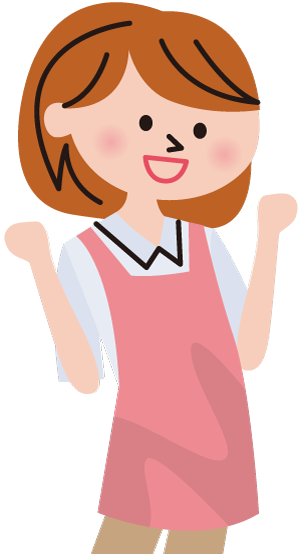 女性スタッフのイラスト